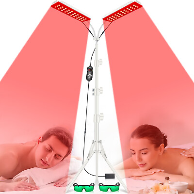 #ad #ad IR Red Light Therapy DeviceFace Full Body Lamps Body Pain Relief Dual Stand