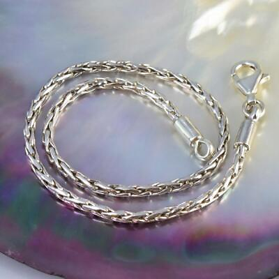 #ad Sterling Chain Bracelet 8 ½ in Solid 925 Silver Handmade Bali Art Jewelry 5.67g