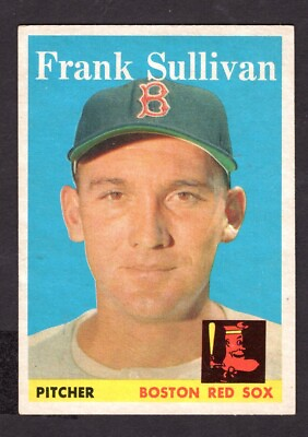 #ad 1958 TOPPS FRANK SULLIVAN CARD NO:18 NEAR MINT CONDITION