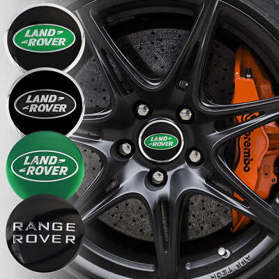 #ad Car Wheel Rims Hub Center Metal Decals Sticker For Land Rover Range Rover Evoque