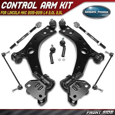 #ad 8x Front Control Arm w Ball Joint amp; Sway Bar Link amp; Tie Rod End for Lincoln MKC