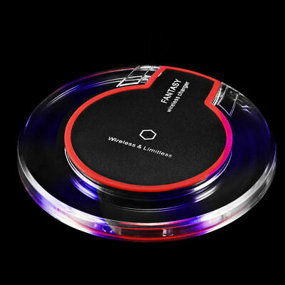 #ad Qi Wireless Charger Charging Pad For iPhone 8Plus 11 12 MAX PROGalaxy Note 9 S10
