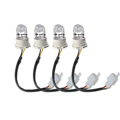 4 Replacement Bulbs for Hide A Way Emergency Hazard Warning Strobe Light Kit