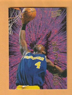 #ad Chris Webber Golden State Warriors 1994 95 Ultra Power #10 Michigan Wolverine 1B