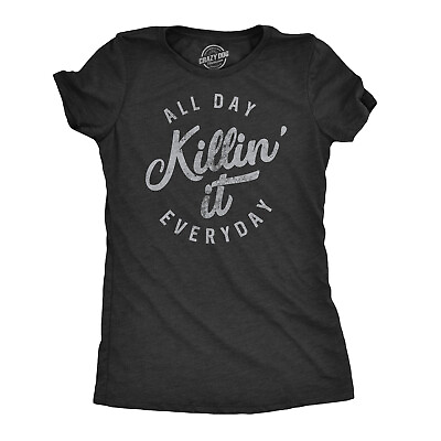 #ad Womens All Day Killin It Everyday Tshirt Funny Awesome Tee For Ladies