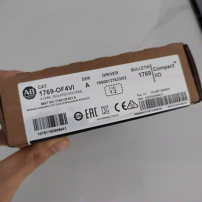 #ad New Factory Sealed AB 1769 OF4VI SER A CompactLogix 4 Pt A O Voltage Module