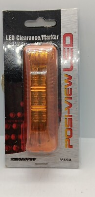 #ad ROADPRO RP 1274A 3.75x1.25 LED Sealed Light Amber NEW never used
