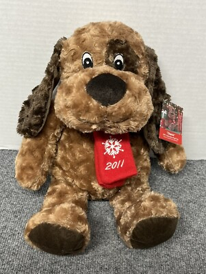 #ad Petsmart Chance Puppy Dog 13quot; Plush 2011 Brown Squeaks Stuffed Dog with Tags