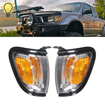 #ad Pair Side Marker Corner Parking Lights Turn Signals For 01 04 Toyota Tacoma