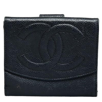 #ad Chanel Cocomark Black Leather