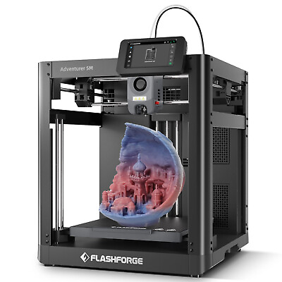 #ad FLASHFORGE 3D Printer Adventurer 5M Core XY Fully Auto Leveling Max 600mm s US