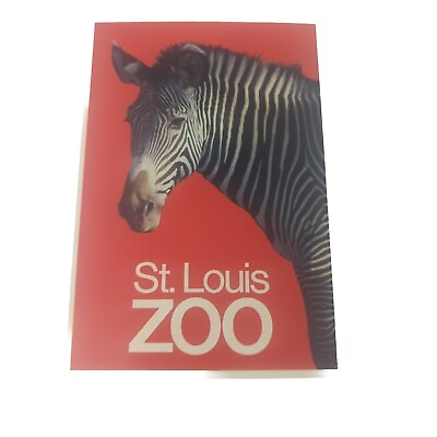 #ad Postcard St. Louis Zoological Park Grevy Zebra Missouri MO Unposted Zoo 12.2.63