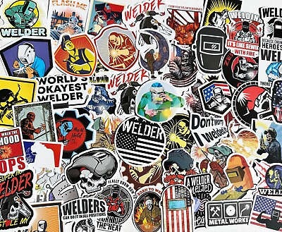 #ad 25pcs WELDER stickers Occupation WELDING FREE Shipping*