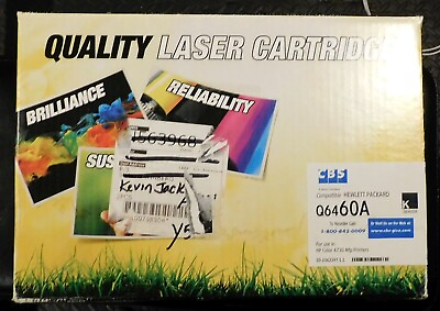 #ad New HP Compatible Q6460A Black Toner Cartridge for HP Color 4730 Mfp Printers