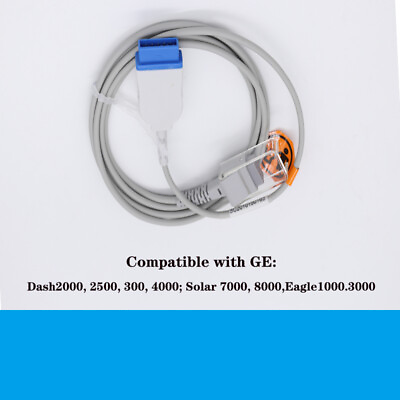 #ad Compatible with Oximetry GE: Dash2000 Extension Cable Wire Female 11Pin to DB9