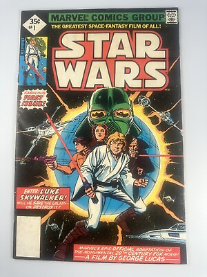 #ad Star Wars #1 Reprint quot;Fabulous First Issue quot; Published in 1977