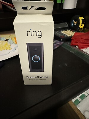 #ad 🔥✳️✳️ Ring HD Smart Video Doorbell Wired ✳️✳️ Black 🔥 ✳️✳️ Refurbished 🔥