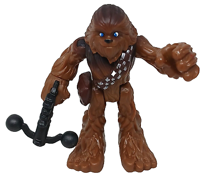 #ad Star Wars Mini Figure Chewbacca 2011 Hasbro LFL Holding Weapon Collectors #J13