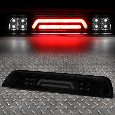 #ad 3D LED BAR FOR 07 18 TOYOTA TUNDRA THIRD 3RD TAIL BRAKE LIGHT CARGO LAMP TINTED