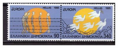 #ad S2467 Greece 1995 MNH New Europa Peace And Freedom 2v
