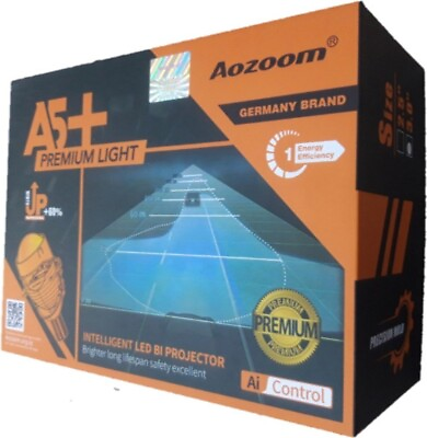#ad Aozoom 12V Universal Bi led LASER Lenses High and low beam