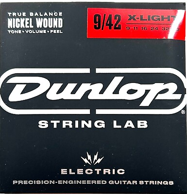 #ad Dunlop Guitar Strings Electric Nickel Wound Light 09 42 String Lab
