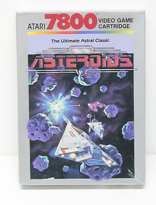 #ad #ad Asteroids Atari 2600 Brand New Factory Sealed Silver 1987 Unopened NOS