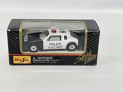 #ad Police K9 Unit Die Cast Metal Maisto Scale 1:64 Special Edition in Box #11001