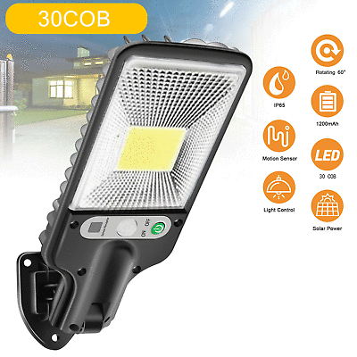 Outdoor LED Solar Motion Sensor Light Super Bright Garden Street Lamp 990000LM