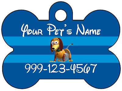 #ad Disney Toy Story Slinky Dog Custom Pet Id Dog Tag Personalized w Name amp; Number