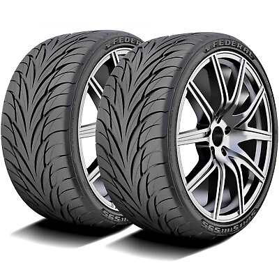 #ad 2 Tires Federal Super Steel 595 255 35ZR18 255 35R18 90W A S High Performance