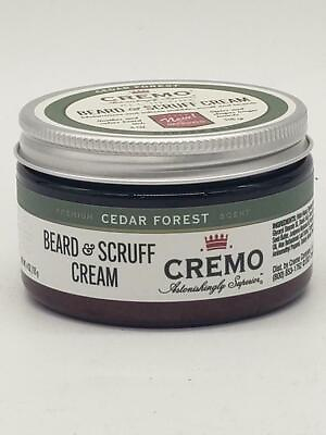 #ad Cremo Beard amp; Scruff Cream Cedar Forest 4 oz Soothe Beard Itch Condition