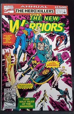 #ad The New Warriors Annual #2 Direct Edition 1992 Marvel Comics Comic Book