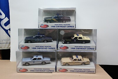 #ad 1988 CHEVROLET CAPRICE POLICE CARS 1 43 Scale White Rose 5 CHOICES