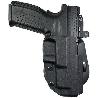#ad OWB Paddle Holster fits Springfield XD M Elite 4.5#x27;#x27;