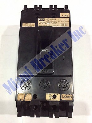 #ad #ad NFJ437150 Federal Pacific FPE Type NFJ Circuit Breaker 3 Pole 150 Amp 480V