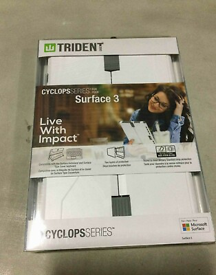 #ad Trident Cyclops Series Surface 3 White Heavy duty Case drop protection