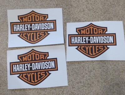 #ad #ad 3 pc. Harley Davidson stickers for car truck Bike Helmet tool box