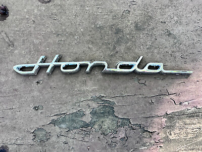 #ad Emblem Old Vintage Script Badge Classic Decal Chrome Logo Auto Moto For HONDA