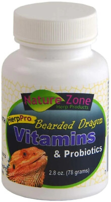 #ad Nature Zone Herp Pro Bearded Dragon Vitamins and Probiotics