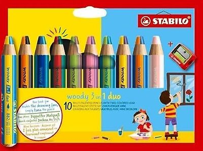 #ad Woody 3 in 1 Pencil Set Duo Asssorted