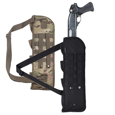 #ad Tactical Shotgun Rifle Scabbard Bag Shoulder Sling Case Holster Molle bags 19quot;