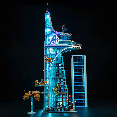 #ad #ad LocoLee LED Light Kit for Lego 76269 Avengers Tower Battle Creative Lighting Set