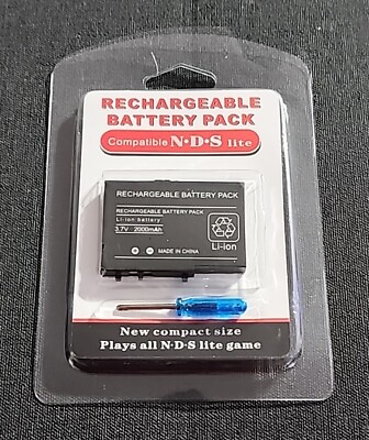 #ad 2000mAh Replacement Battery For Nintendo DS Lite Brand New In Box With Tools