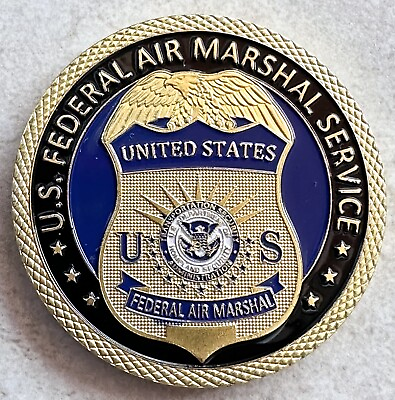 #ad #ad U S Federal Air Marshal Challenge Coin