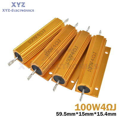 #ad 100W 0.1 1000Ω Ohm Shell Power Aluminum Housed Case Watt Wirewound Resistor