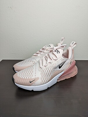 #ad Nike Air Max 270 Womens Size 6 Light Soft Pink Black AH6789 604 New