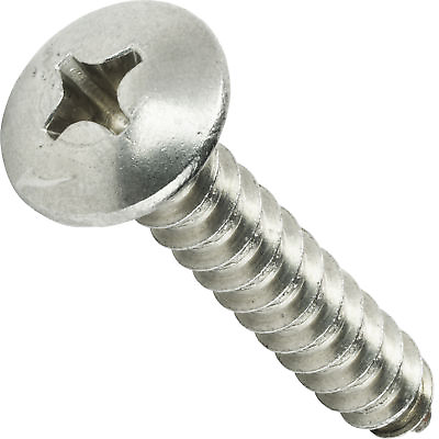 #ad #10 x 5 8quot; Truss Head Sheet Metal Screws Self Tapping Stainless Steel Qty 100