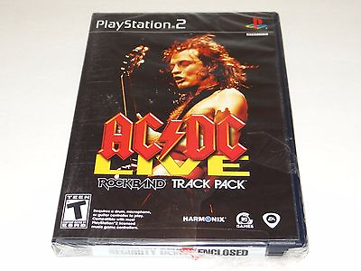 #ad AC DC Live RockBand Track Pack for Playstation 2 PS2 Brand New amp; Factory Sealed