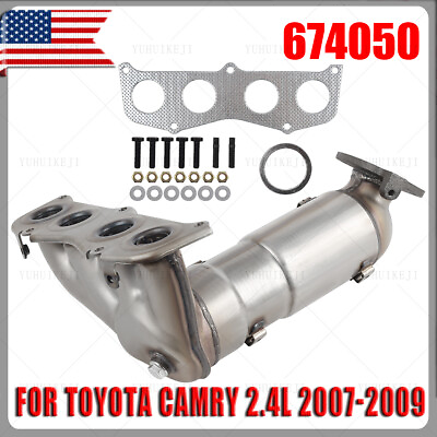 #ad For 2007 2008 2009 Toyota Camry 2.4L Exhaust Catalytic Converter Direct fit